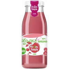 Био сок Frumbaya - Ябълка и вишна, 250 ml