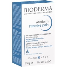 Bioderma Atoderm Силноуспокояващо измивно барче Intensive Pain, 150 g -1