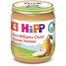 Био плодово пюре Hipp - Круши Уилямс Крист, 125 g 