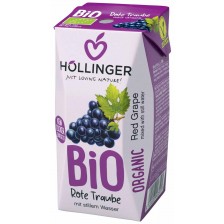 Био сок Hollinger - Червено грозде, 200 ml  