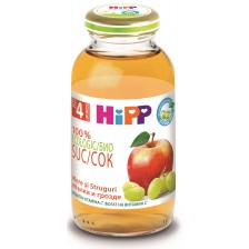 Био плодов сок Hipp - Ябълки и грозде, 200 ml -1