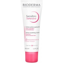 Bioderma Sensibio Активен успокояващ крем Defensive, 40 ml
