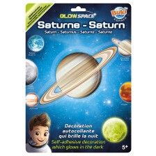 Светеща в тъмното планета Buki Space - Сатурн -1