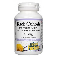 Black Cohosh, 40 mg, 90 капсули, Natural Factors -1
