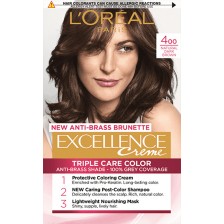 L'Oréal Еxcellence Боя за коса, 400 Natural Dark Brown -1