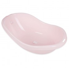Бебешка вана KikkaBoo Bath tub Hippo - 82 cm, розова -1