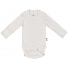 Боди дълъг ръкав Bio Baby - органичен памук, 68 cm, 4-6 месеца -1