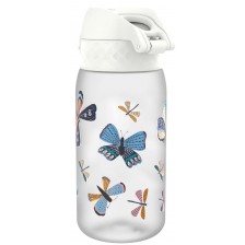 Бутилка за вода Ion8 Print - 350 ml, Butterflies