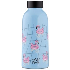 Бутилка за вода MamaWata - 470 ml, фламинго