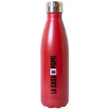Бутилка за вода Uwear - La Casa De Papel, 500 ml, червена -1