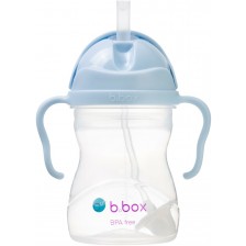 Бутилка със сламка b.box - Sippy cup, 240 ml, Bubblegum