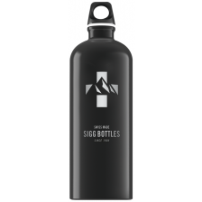 Бутилка за вода Sigg Mountain - черна, 1 L
