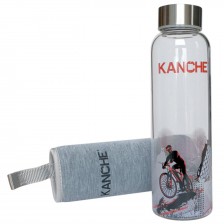 Бутилка Kanche - моето колело, стъклена, 500 ml
