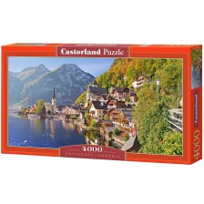 Панорамен пъзел Castorland от 4000 части - Халщат, Австрия -1