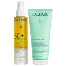 Caudalie Vinosun Protect Комплект - Мляко за след слънце и Слънцезащитна вода, SPF50+, 200 + 150 ml -1