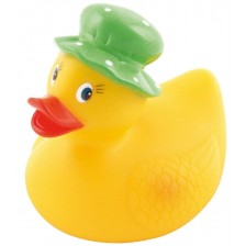 Играчка за баня Canpol- Пате със зелена шапка -1