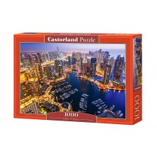 Пъзел Castorland от 1000 части - Дубай през нощта -1