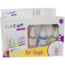 Творчески комплект Fundoo - Детска торбичка за оцветяване