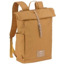 Чанта за бебешка количка с аксесоари Lassig - Rolltop, Curry