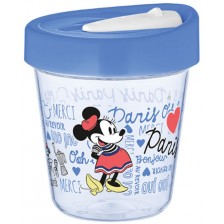 Чаша за път с героите на Disney - Париж, 350 ml, синя -1