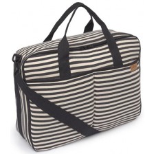 Чанта за път Baby Clic - Beige Stripes, голяма 