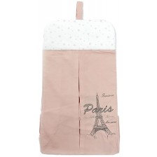 Чанта за пелени Bambino Casa - Paris, Rosa -1