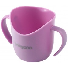 Чаша за самостоятелно пиене Babyono - 120 ml, лилава