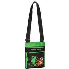 Чанта за рамо Minecraft - Creeper vs. Ocelot -1