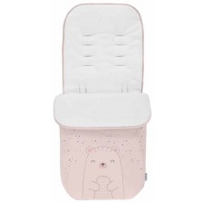 Чувалче за количка KikkaBoo - Polar Bear, Pink -1