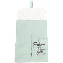 Чанта за пелени Bambino Casa - Paris, Mint -1