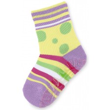 Чорапи със силиконова подметка Sterntaler - На точки, 25/26 размер, 3-4 години