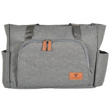 Чанта за бебешки принадлежности Cangaroo - Keily, сива -1