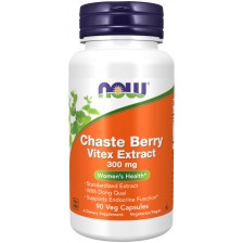 Chaste Berry Vitex Extract, 300 mg, 90 капсули, Now -1