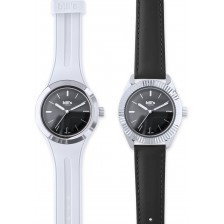 Часовник Bill's Watches Twist - White & Black -1