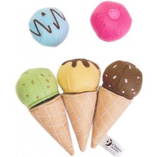 Игрален комплект Classic World - Сладоледи от текстил -1