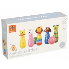 Дървен боулинг Orange Tree Toys - Животни