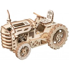 Дървен 3D пъзел Robo Time от 135 части - Трактор -1