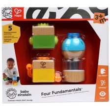 Дървена играчка Hape - Бебешки сензорен комплект