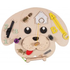 Дървена Монтесори дъска Moni Toys - Куче -1