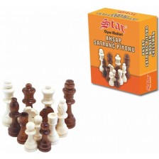 Дървени фигури за шах 3 - големи -1