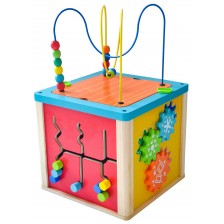 Дървена играчка Acool Toy - Многофункционален куб -1