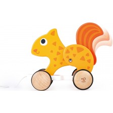 Дървена играчка HaPe International  - Катерица на колела
