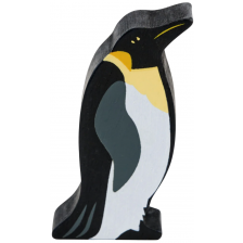 Дървена фигурка Tender Leaf Toys - Кралски пингвин