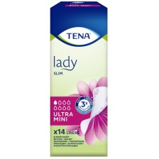 Дамски превръзки Tena Lady - Slim Ultra Mini, 14 броя 