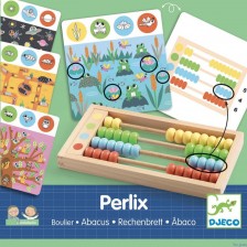 Дървена играчка Djeco - Абакус Perlix -1