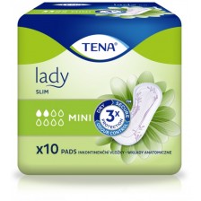 Дамски превръзки Tena Lady - Slim Mini, 10 броя 