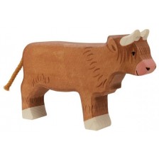 Дървена фигурка Holztiger - Стоящо говедо
