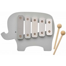 Дървена играчка Bambino - Ксилофон, Elephant -1