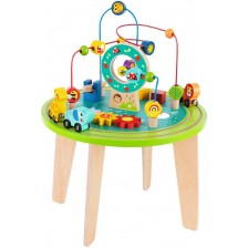 Дървена маса с активности Tooky Toy - 7 части -1