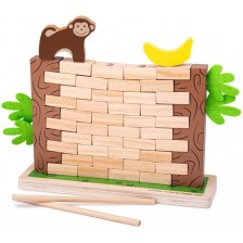 Дървена игра за баланс и координация Bigjigs - Джунгла